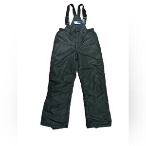 Sportscaster Mens Size Small Black Ski Overalls with 28” Inseam
